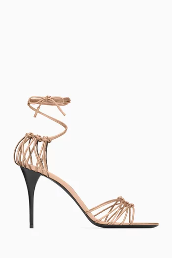 صندل بابيلون جلد لامع