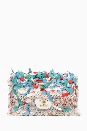 2017 Paris Cuba Rum Single Flap Bag in Calfskin & Tweed