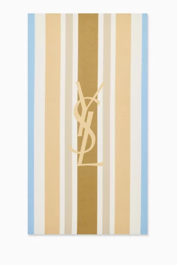 Cassandre Striped Scarf in Cotton