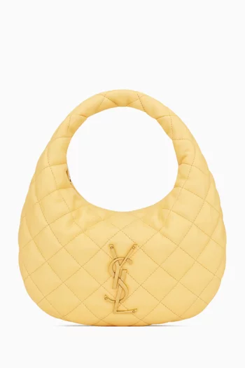 حقيبة إيكارينو مبطنة جلد ماعز نابا