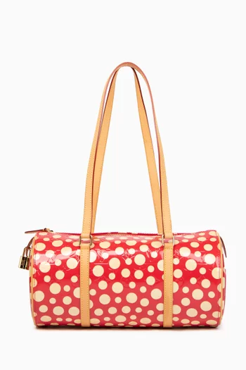 x Yayoi Kusama 2010s Red Infinity Dot Papillon Bag