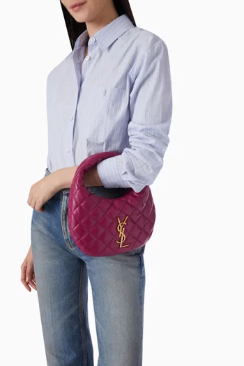 Icarino Quilted Bag in Lambskin Leather