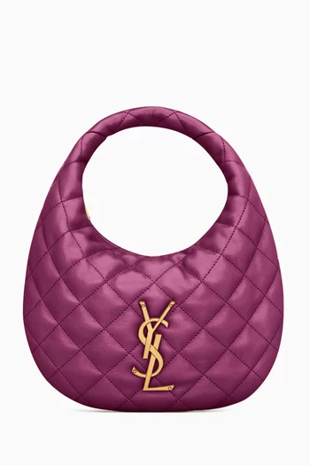 حقيبة إيكارينو مبطّنة جلد ماعز