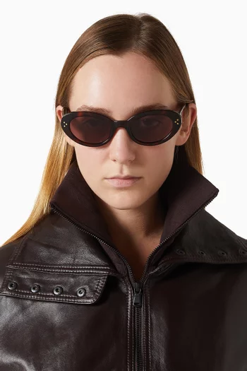 نظارة شمسية توتسي بتصميم عين القطة وإطار بوليمر