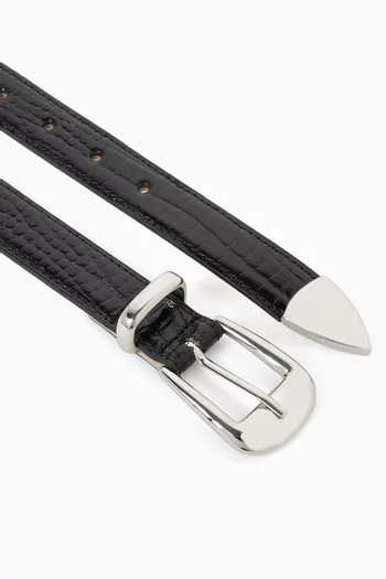 حزام رقم 16 جلد لامع