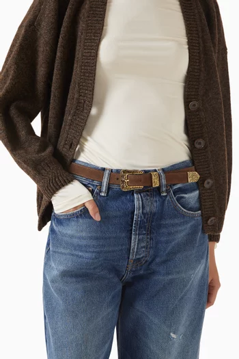 حزام رقم 15 شمواه جلد إيطالي