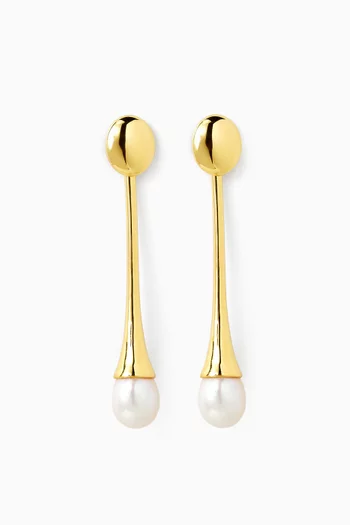 Sirin Drop Earrings in 18kt Gold-plated Sterling Silver