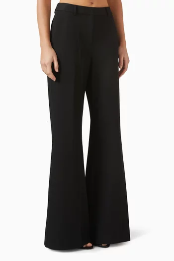 Pilar Wide-leg Pants in Suiting Fabric