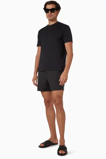 Swim Shorts in Micro Compact Poplin