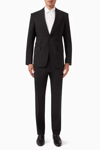 Shelton Weave Suit in Wool