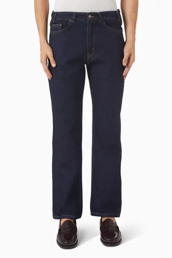 Straight Leg Jeans in Denim