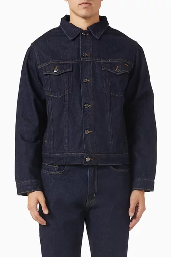 Western Trucker Jacket in Denim