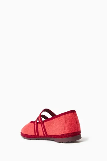 Claire Ballerina Flats in Velvet