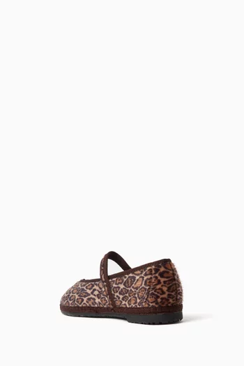 Pierre Leopard-print Ballerina Flats