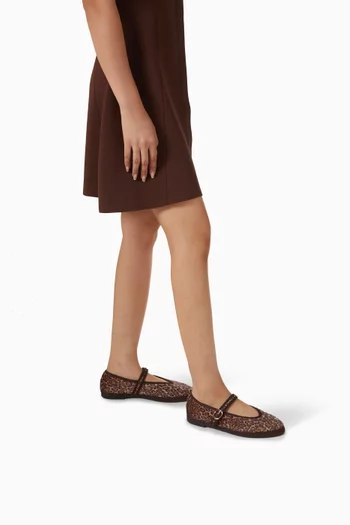 Pierre Leopard-print Ballerina Flats
