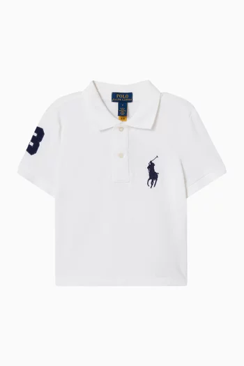Logo Polo T-shirt in Cotton