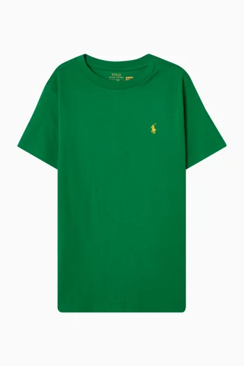 تي شيرت بشعار لاعب البولو على الحصان قطن