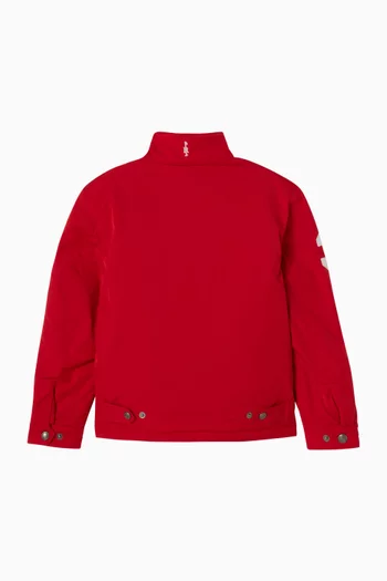 جاكيت ويندبريكر بياقة عالية