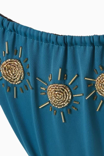 طقم بيكيني صن شاين كيني مطرز بالخرز