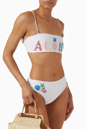 Aloha Bandeau Bikini Top