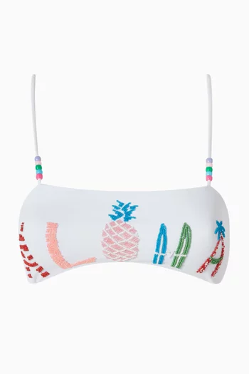 Aloha Bandeau Bikini Top