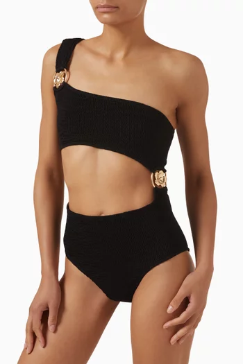 Hibiscus Maillot One-piece Swimsuit