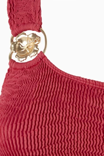 Hibiscus Maillot One-piece Swimsuit