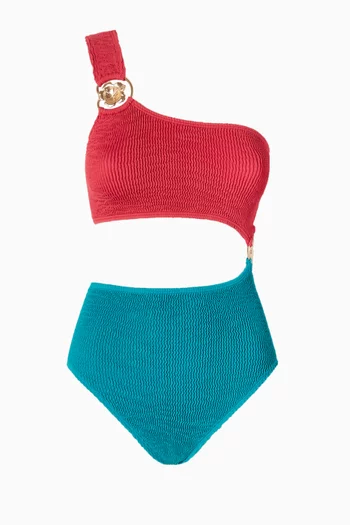 Hibiscus Maillot One-piece Swimsuit