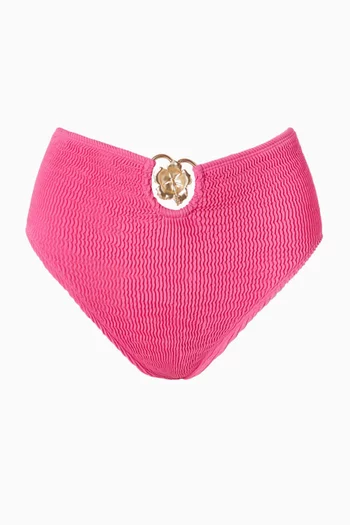 قطعة بيكيني سفلية واتر فول بخصر مرتفع