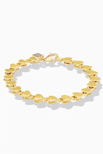 Lovers Bracelet in 18kt Gold-plated Brass