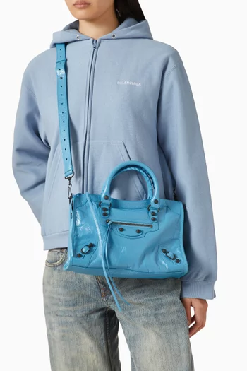 حقية لو سيتي صغيرة جلد ماعز أرينا