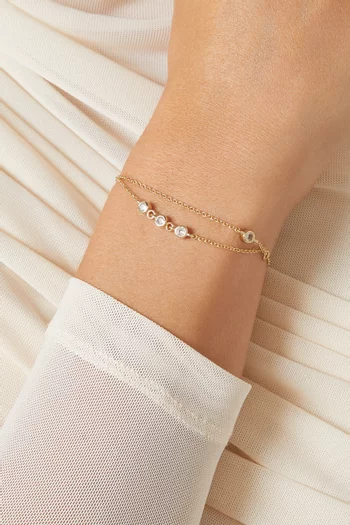 سوار كوليستان بتصميم سلسلة مرصعة بأحجار توباز كريستالي معدن مطلي ذهب عيار 18