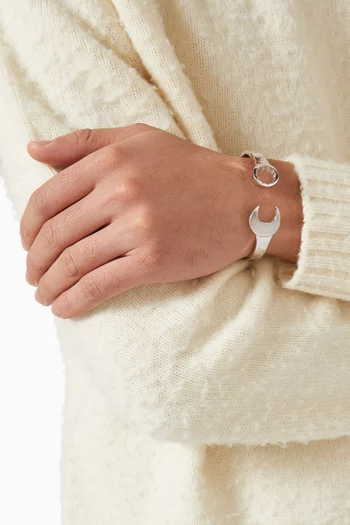 سوار بتصميم مفتاح الربط فضة إسترلينية