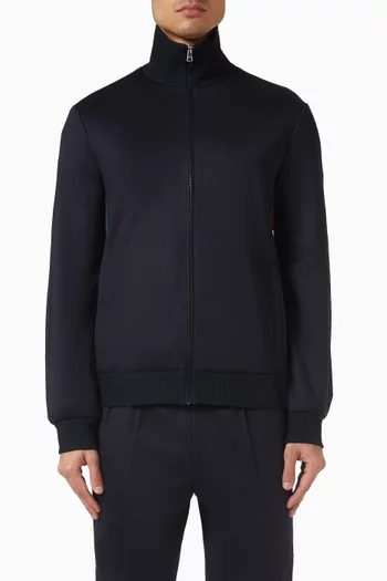 Web Zip Jacket in Technical Jersey