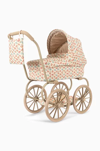 Floral Doll Pram