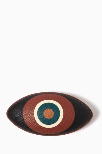 Evil Eye Talisman Object in Leather