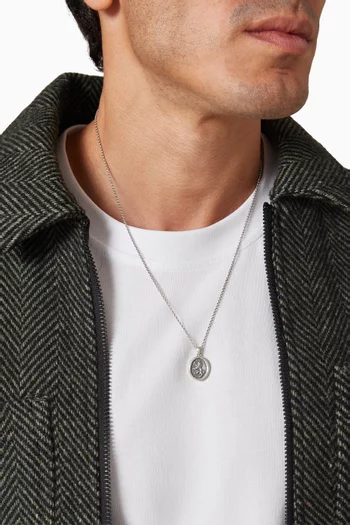 قلادة كاردج فضة إسترلينية