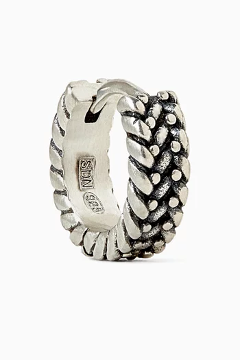 Guard Earring in Sterling Silver