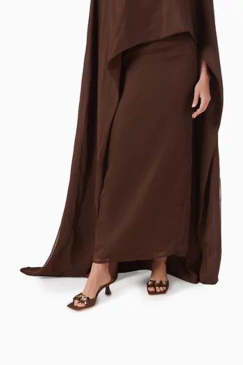 حذاء إيكلا دي مارغريت مفتوح بكعب 70 مم ستان