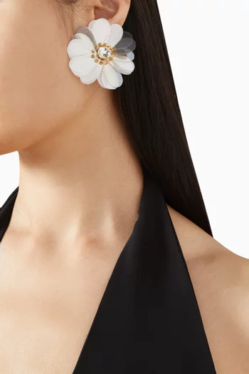 أقراط إيكلا دي مارغريت بمشبك نحاس مطلي ذهب