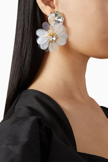 أقراط إيكلا دي مارغريت بمشبك نحاس مطلي ذهب