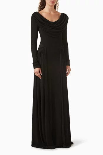 Aveline Draped Maxi Dress
