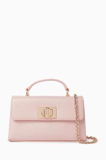 1927 Mini Top-handle Bag in Textured Leather