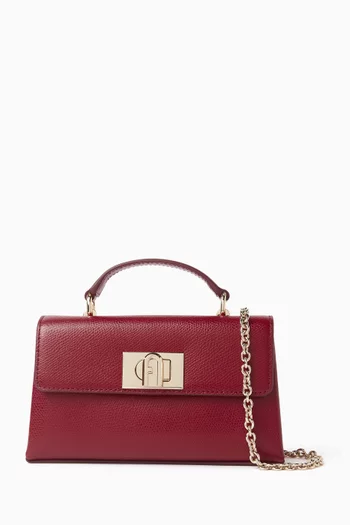 1927 Mini Top-handle Bag in Textured Leather