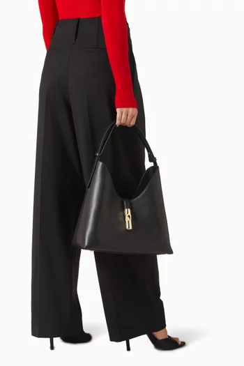 حقيبة كتف غوتشيا متوسطة جلد