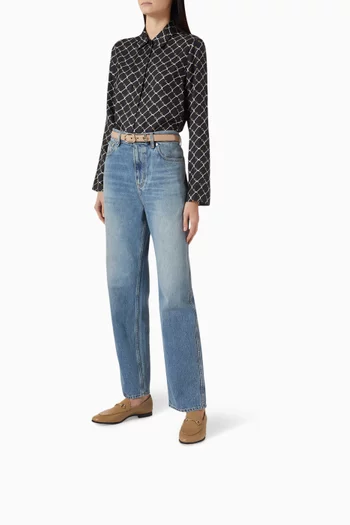 حذاء جوردان سهل الارتداء جلد