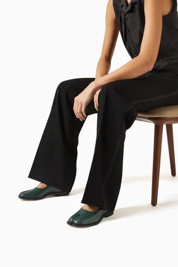 حذاء كلاسيك تابي ماري جين جلد