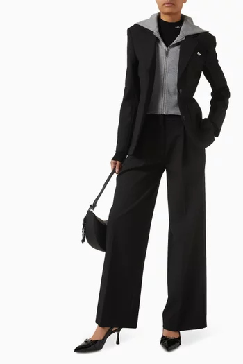 بنطال ايكون بحزام خصر مزدوج