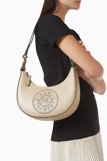 حقيبة كيه/سيركل بتصميم هلال جلد