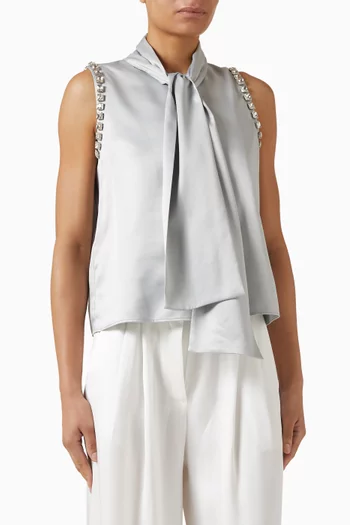 بلوزة إنريكيتا مطرزة